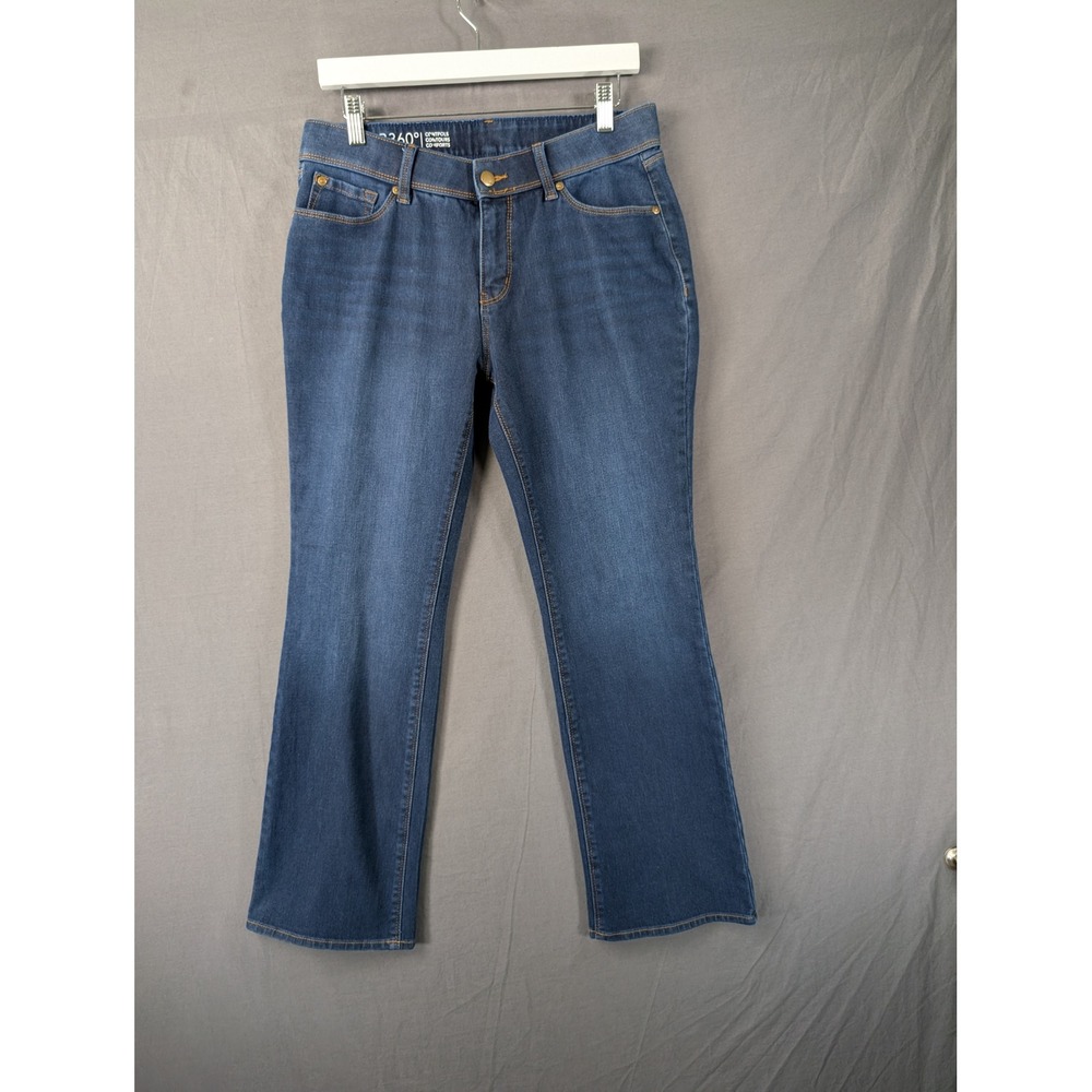 WB360° Controls Contours Comforts Jeans Womens 10S Blue 4-Way Stretch‎ Bootcut